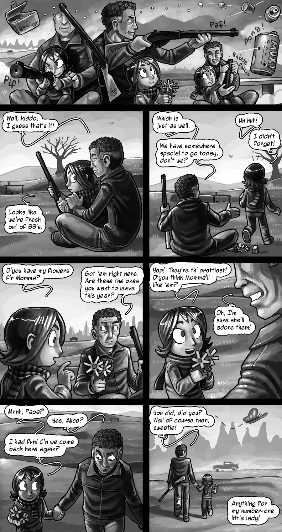 D'you think Momma gets lonely when we're not there? ): Comic for 23 February 2010