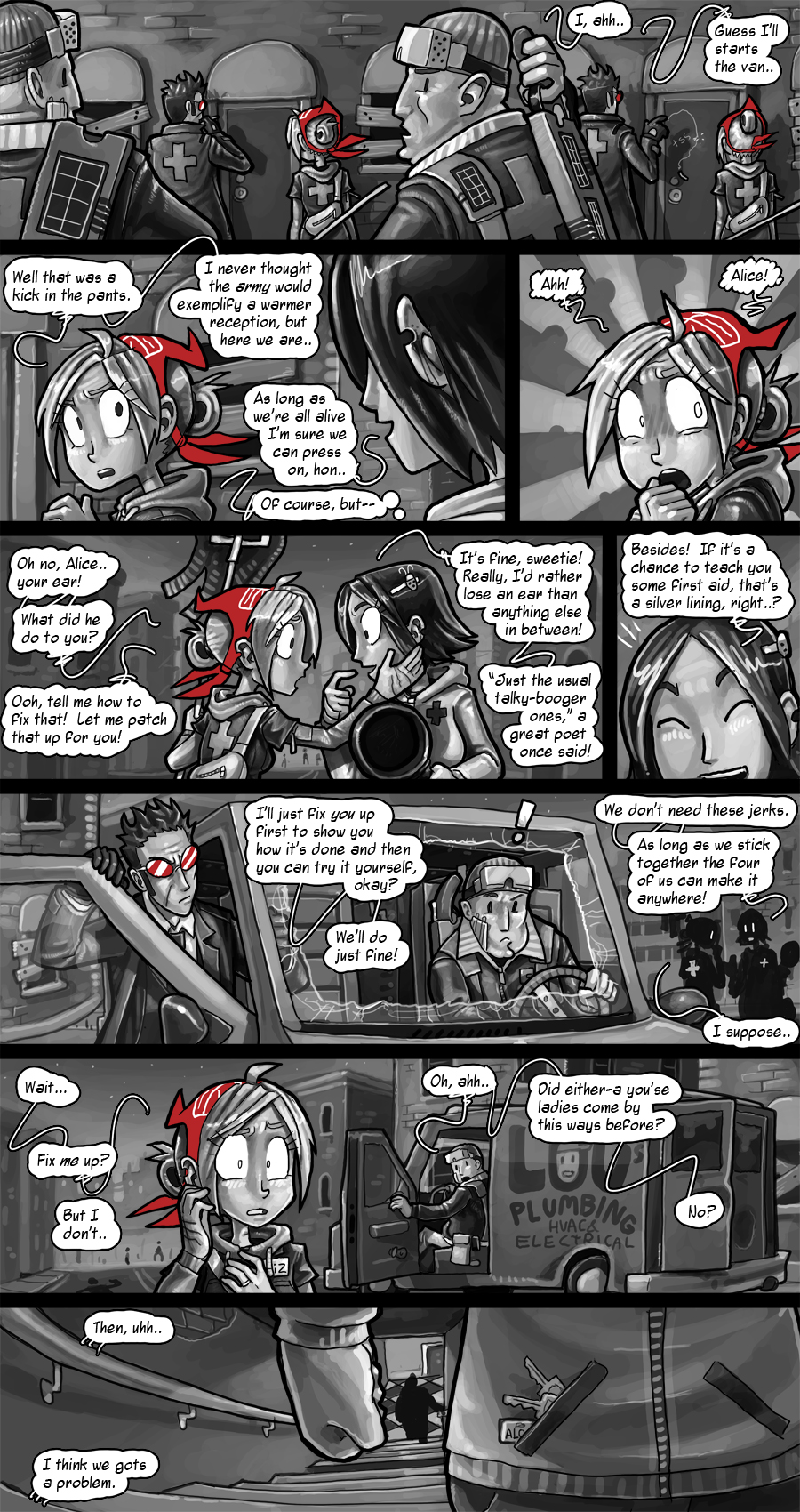 They're already dead. We'll be needing this more than they will. Comic for 22 March 2011