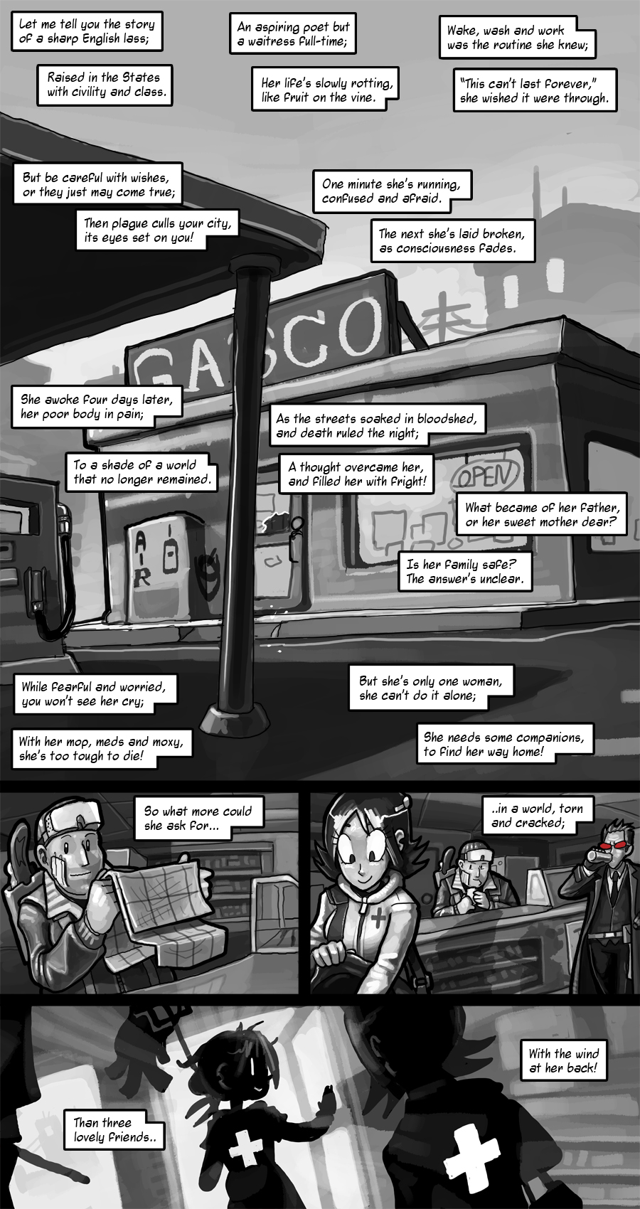 "I oughta write this down before I forget all of it," she mused to herself.. Comic for 14 September 2011